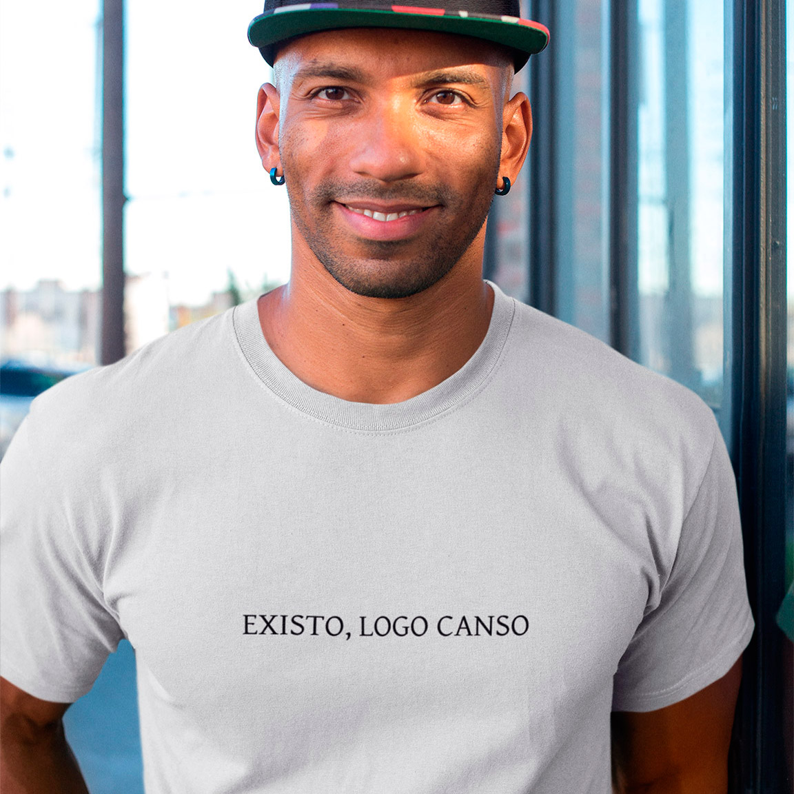 T-Shirt Existo Logo Canso - White