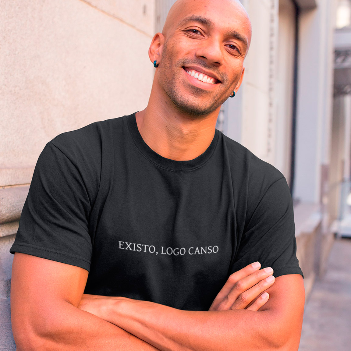 T-Shirt Existo Logo Canso - Black