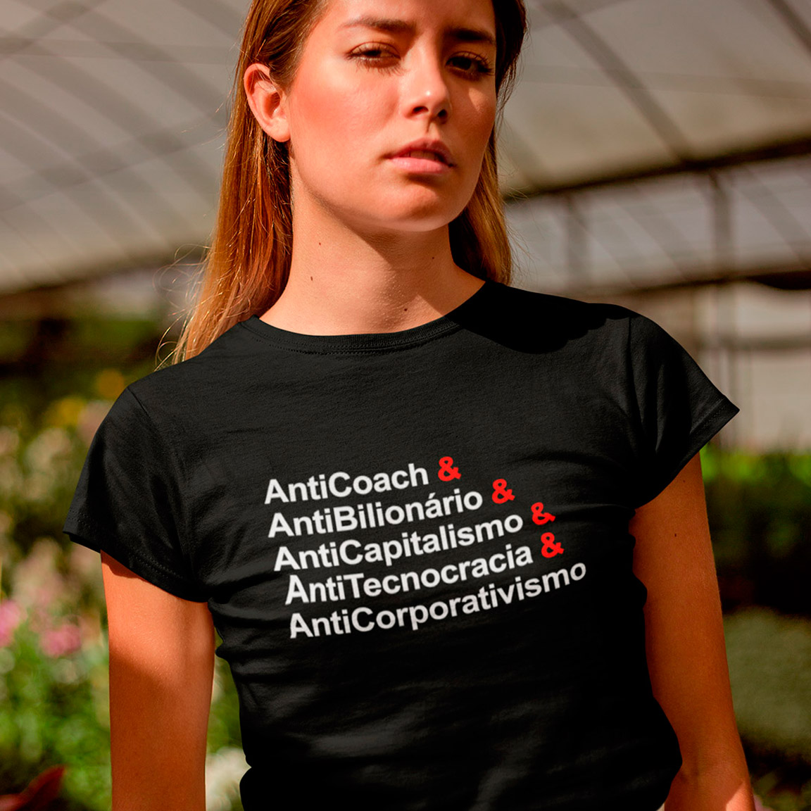 Baby Look AntiCapitalismo - Black