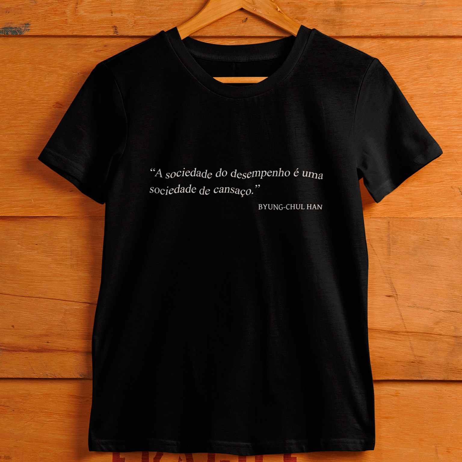 Baby Look Sociedade de Cansaço - Black