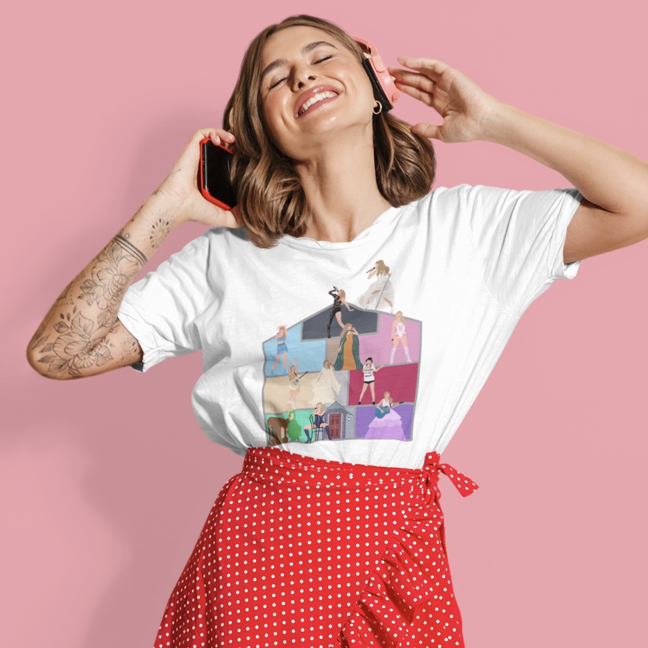 Camisa Unissex Lover House com todas as Eras (incluindo TTPD)