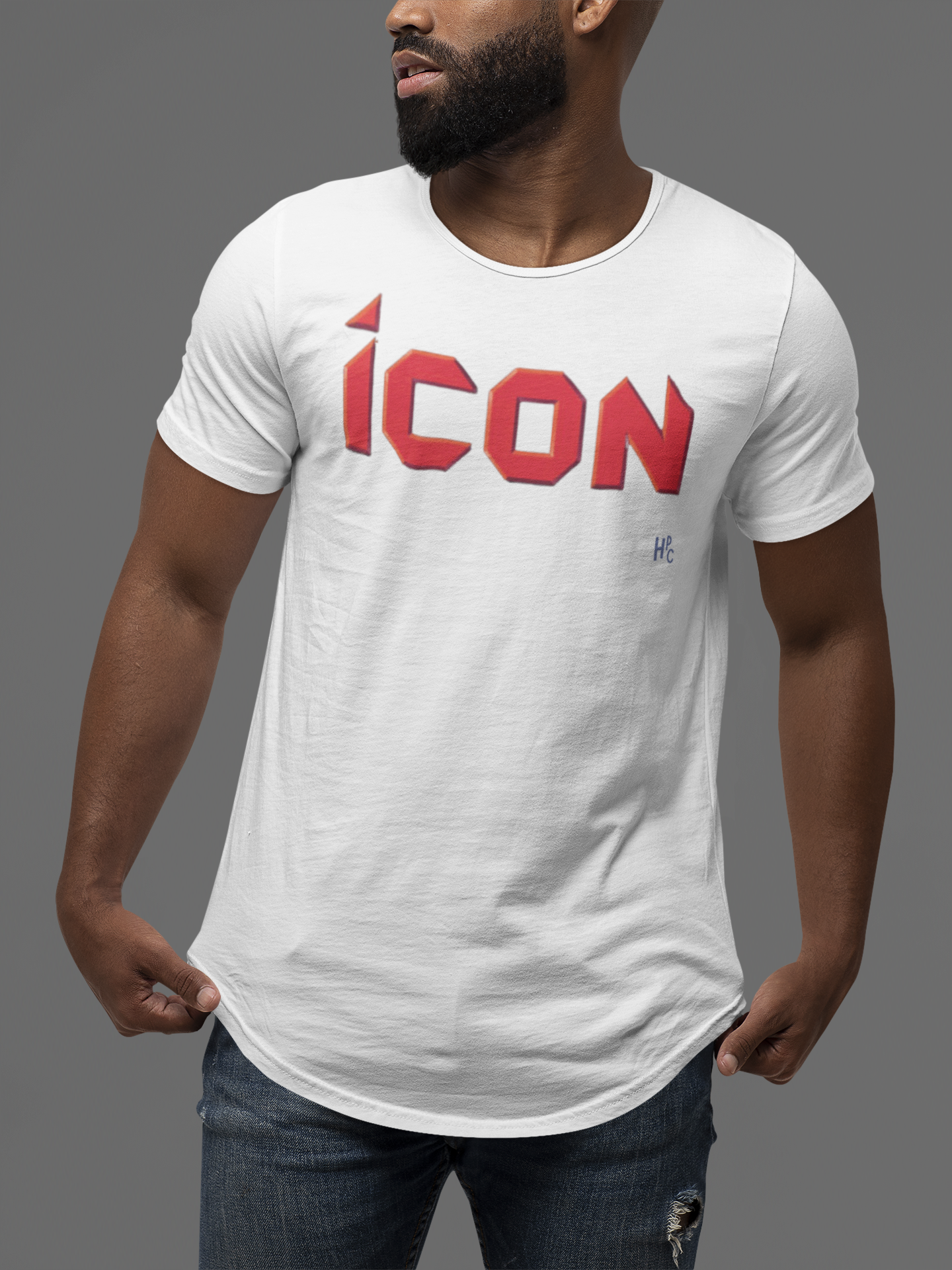 CAMISETA BANDA - ICON RED LOGO