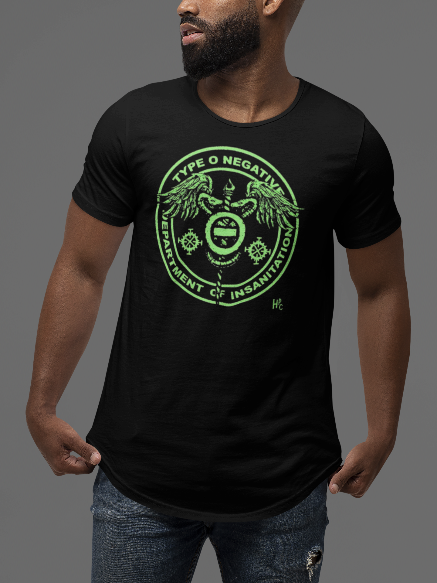 CAMISETA BANDA - TYPE O NEGATIVE LOGO