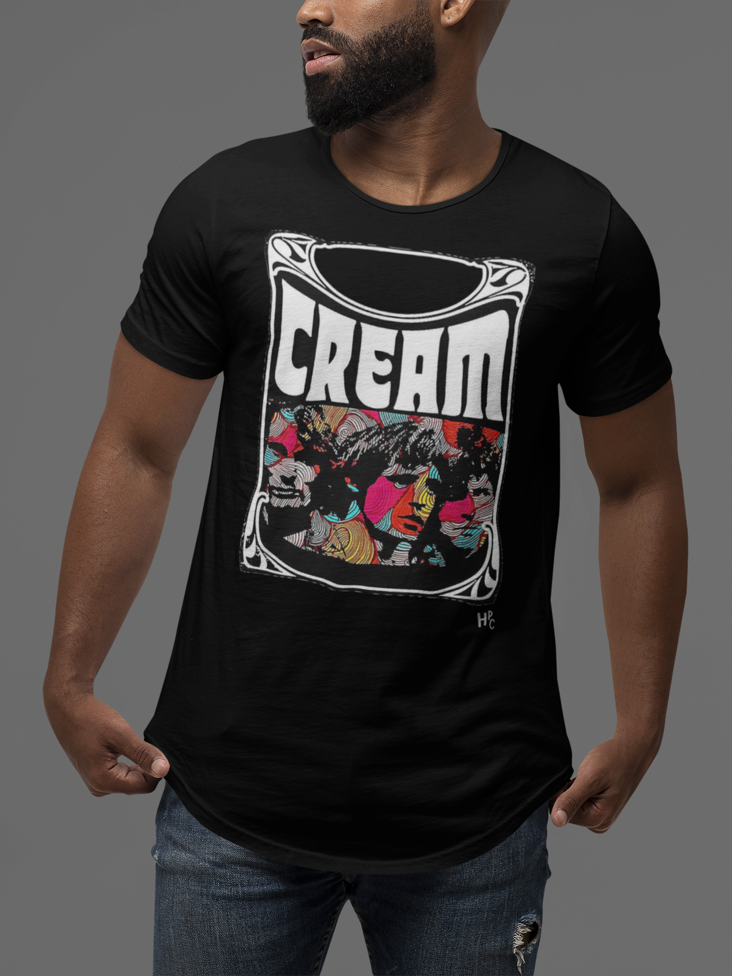 CAMISETA BANDA - CREAM