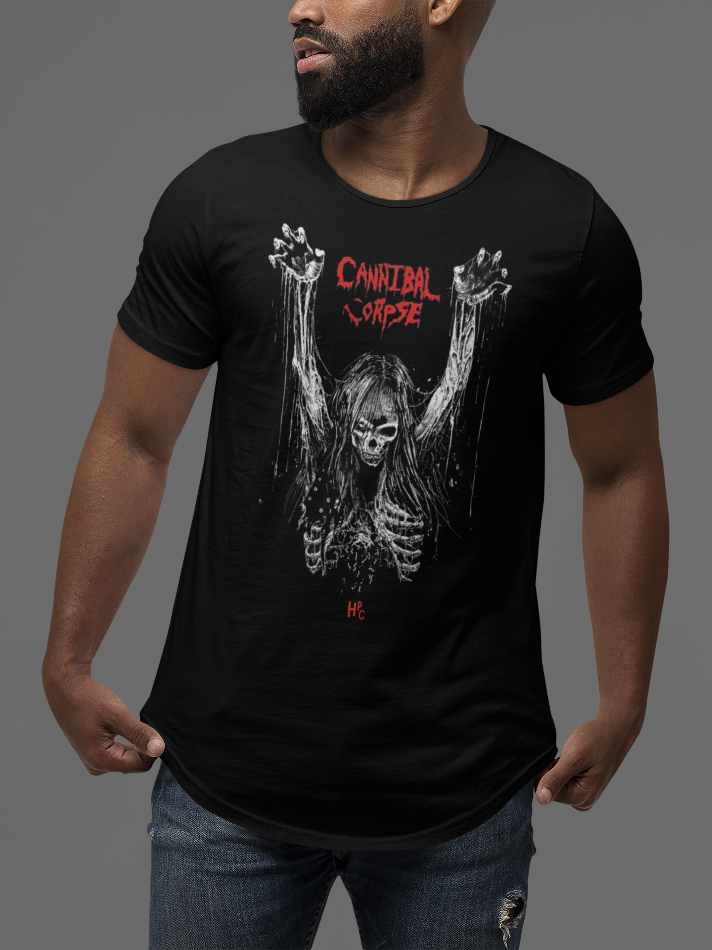 CAMISETA BANDA - CANNIBAL CORPSE SKULL