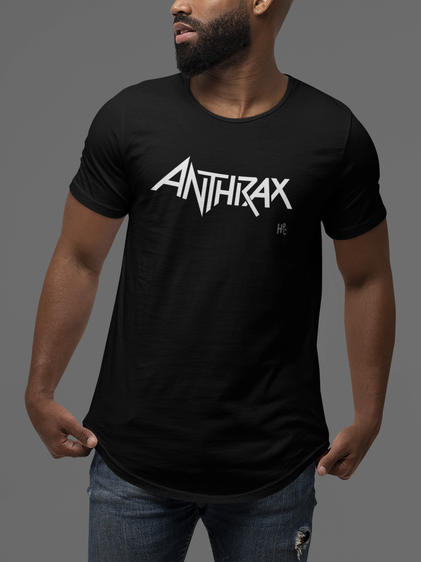 CAMISETA BANDA - ANTHRAX LOGO