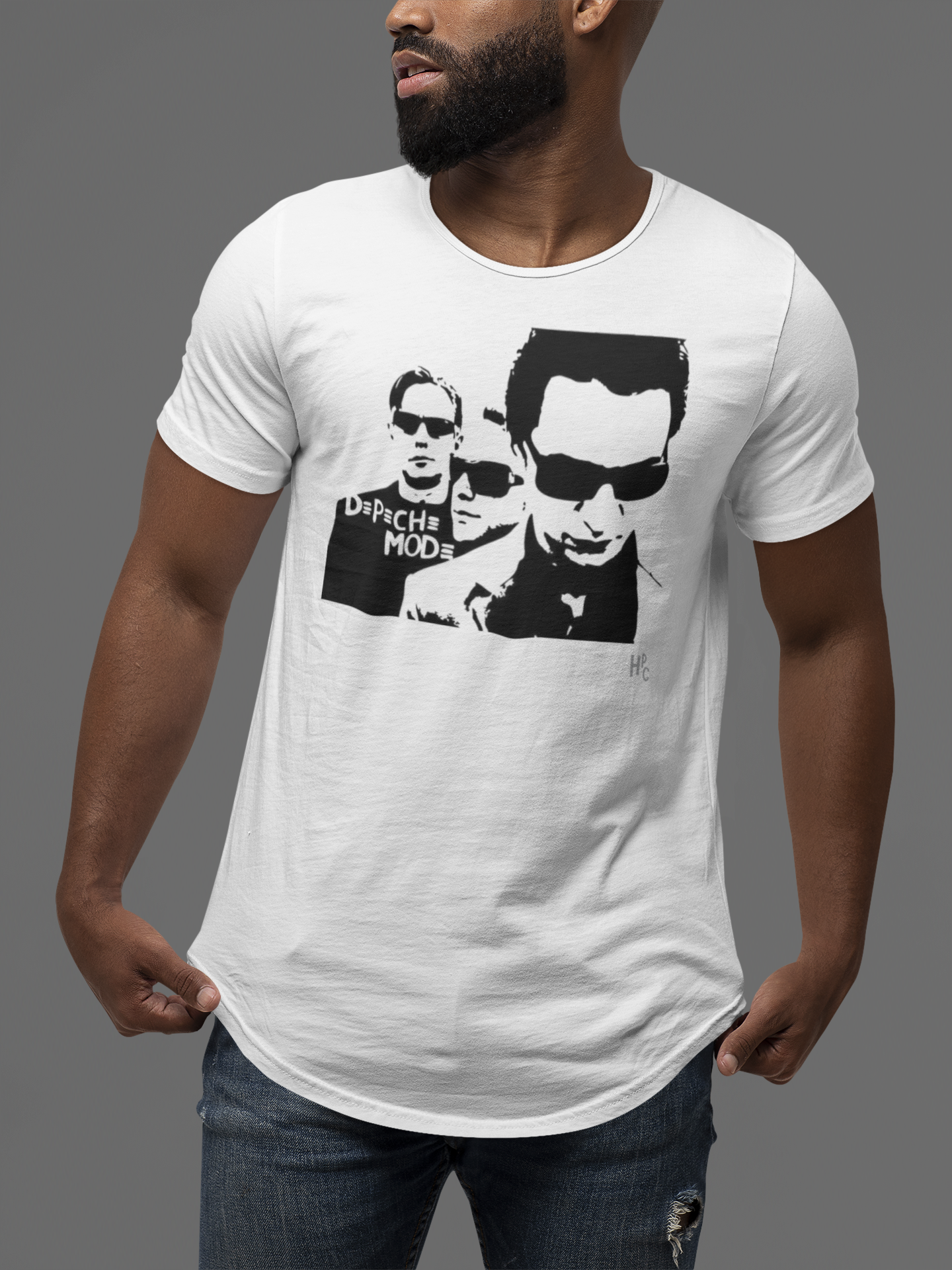 CAMISETA BANDA - DEPECHE MODE LOGO