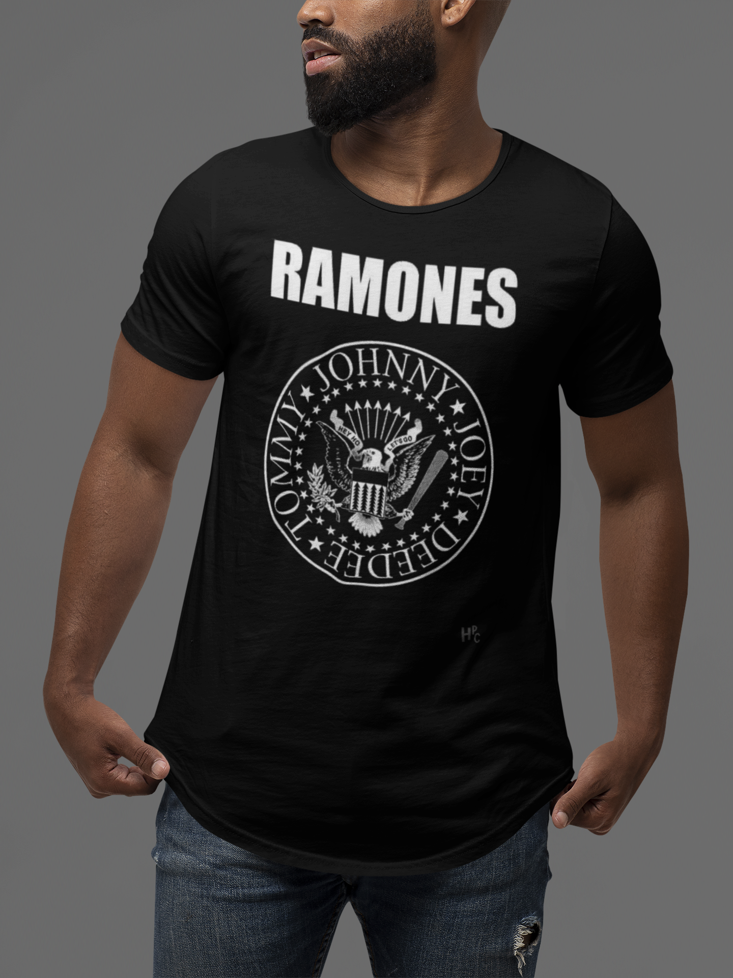 CAMISETA BANDA - RAMONES LOGO
