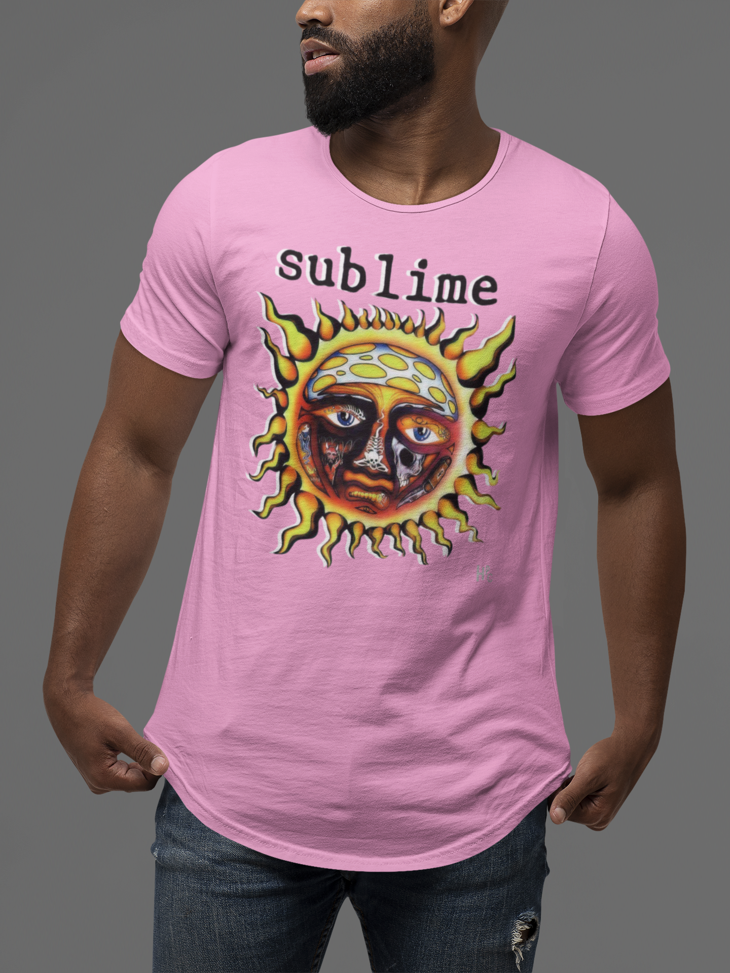 CAMISETA BANDA - SUBLIME SUN LOGO