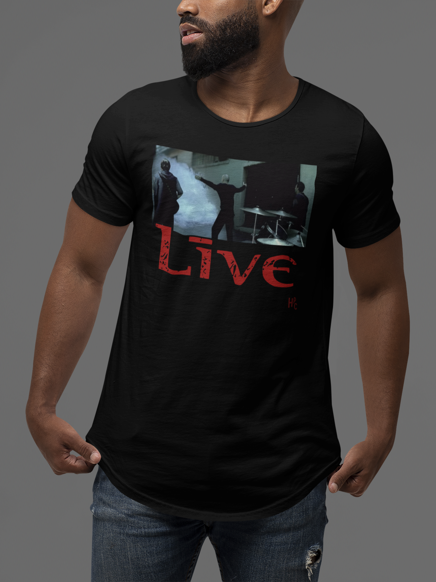 CAMISETA BANDA - LIVE