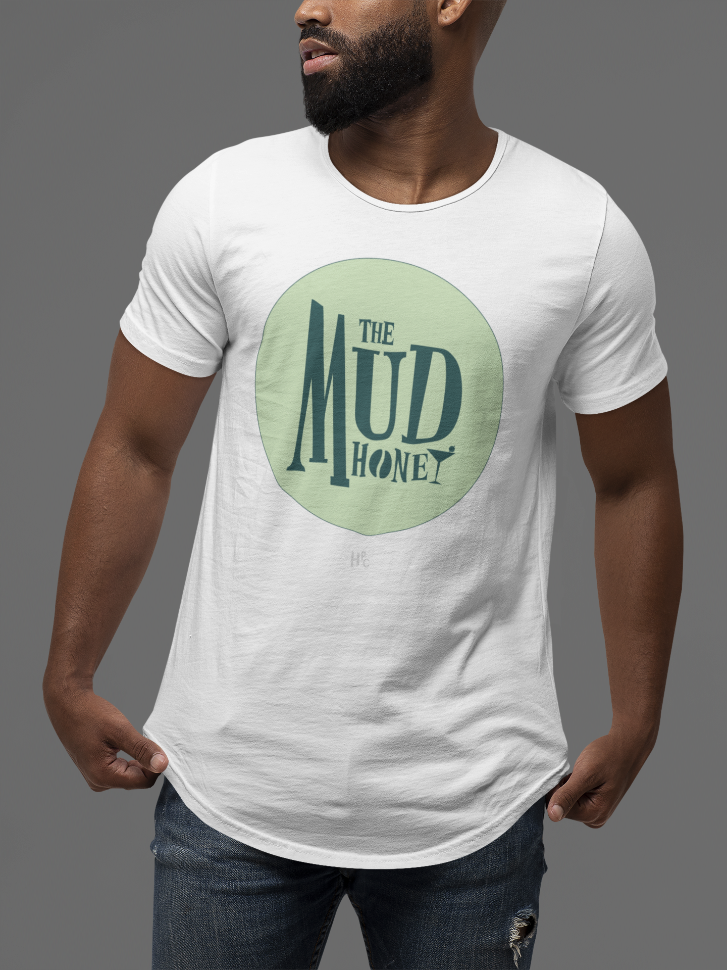 CAMISETA BANDA - MUDHONEY CIRCLE LOGO