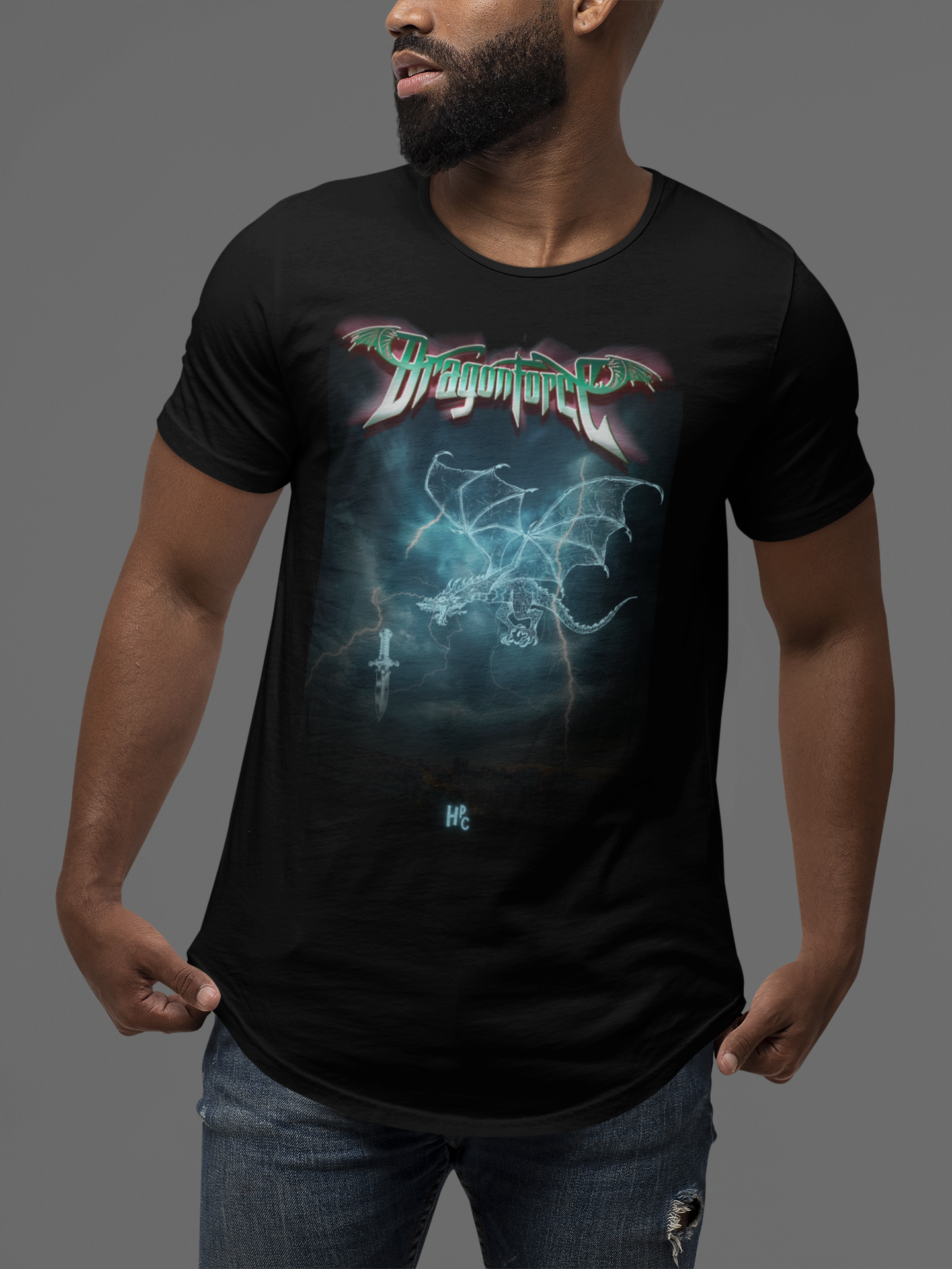 CAMISETA BANDA - DRAGONFORCE DRAGON SWORD
