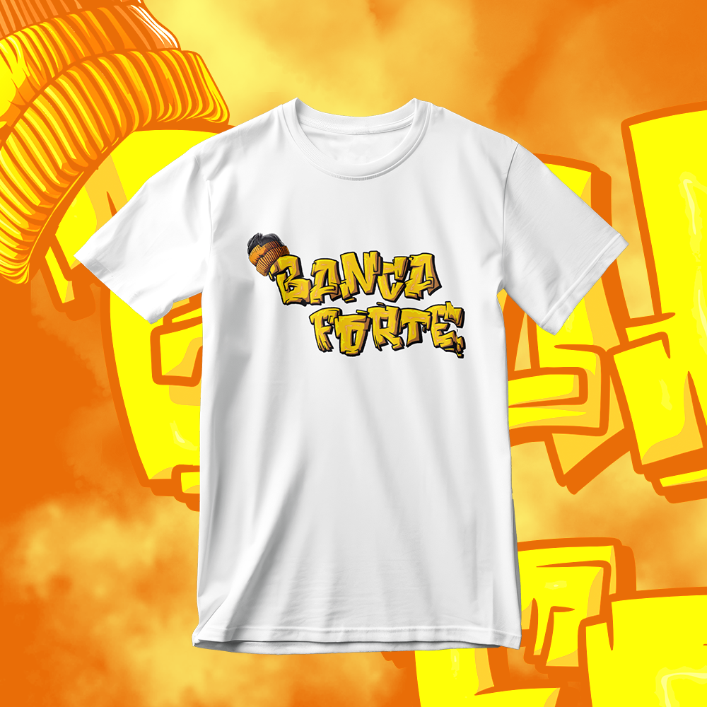 Camisa Estampa Banca Forte (T-Shirt Pima)