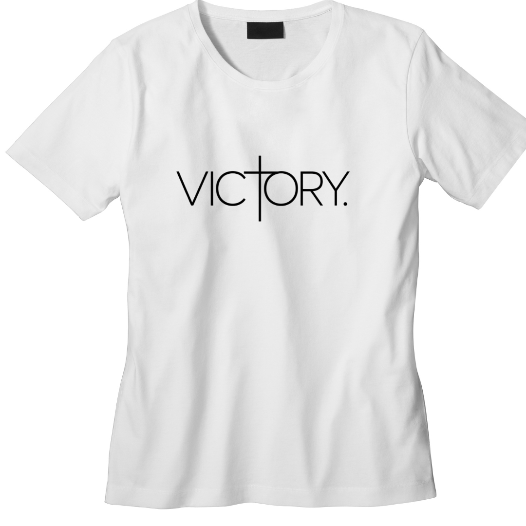 Camiseta Feminina Victory - Estilo e Fé com Conforto