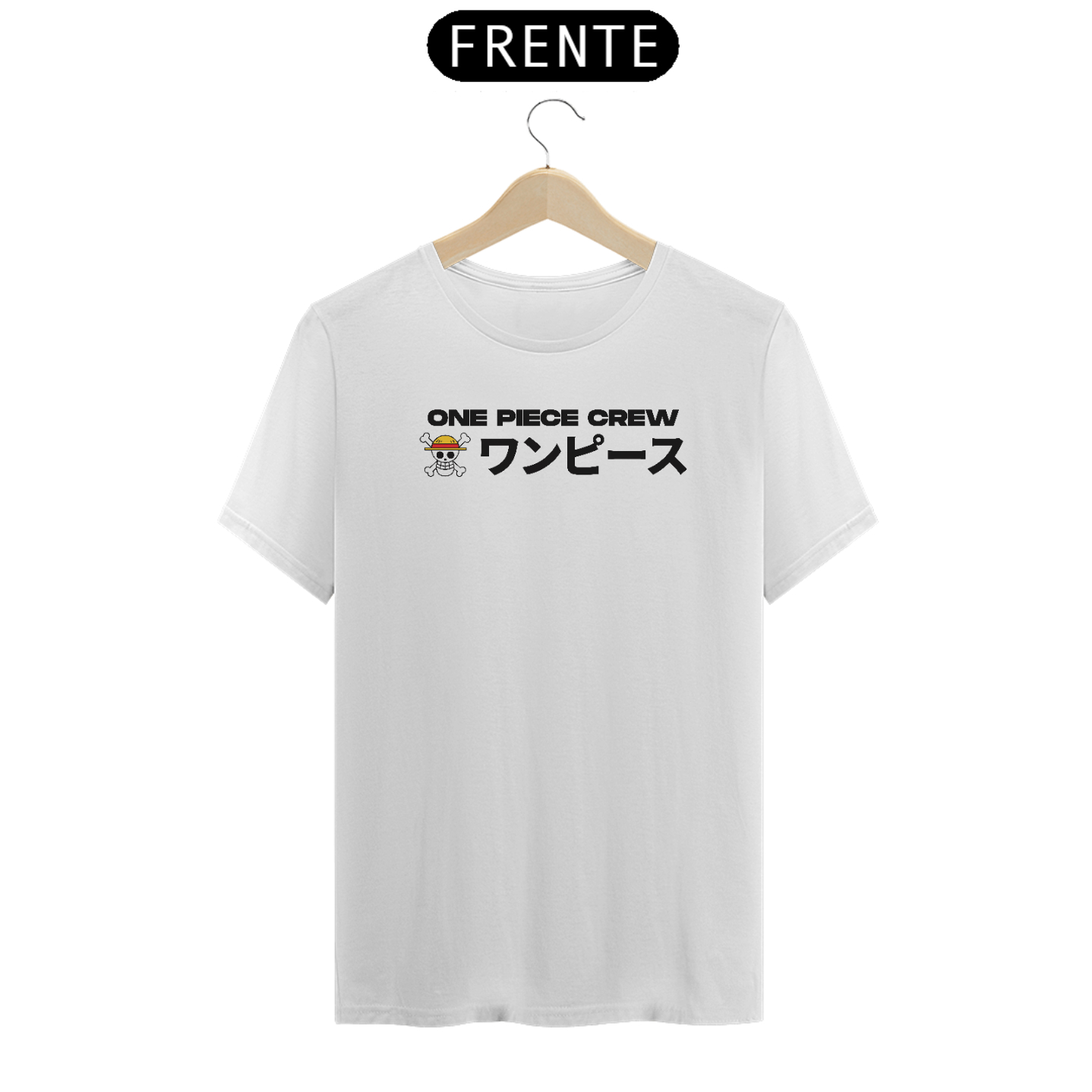 Camiseta One piece crew - white