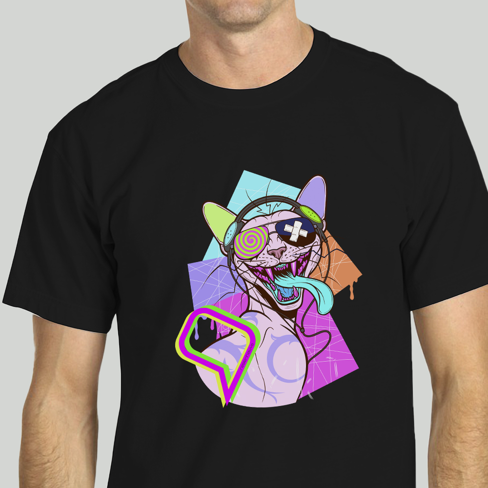 Camiseta Gato
