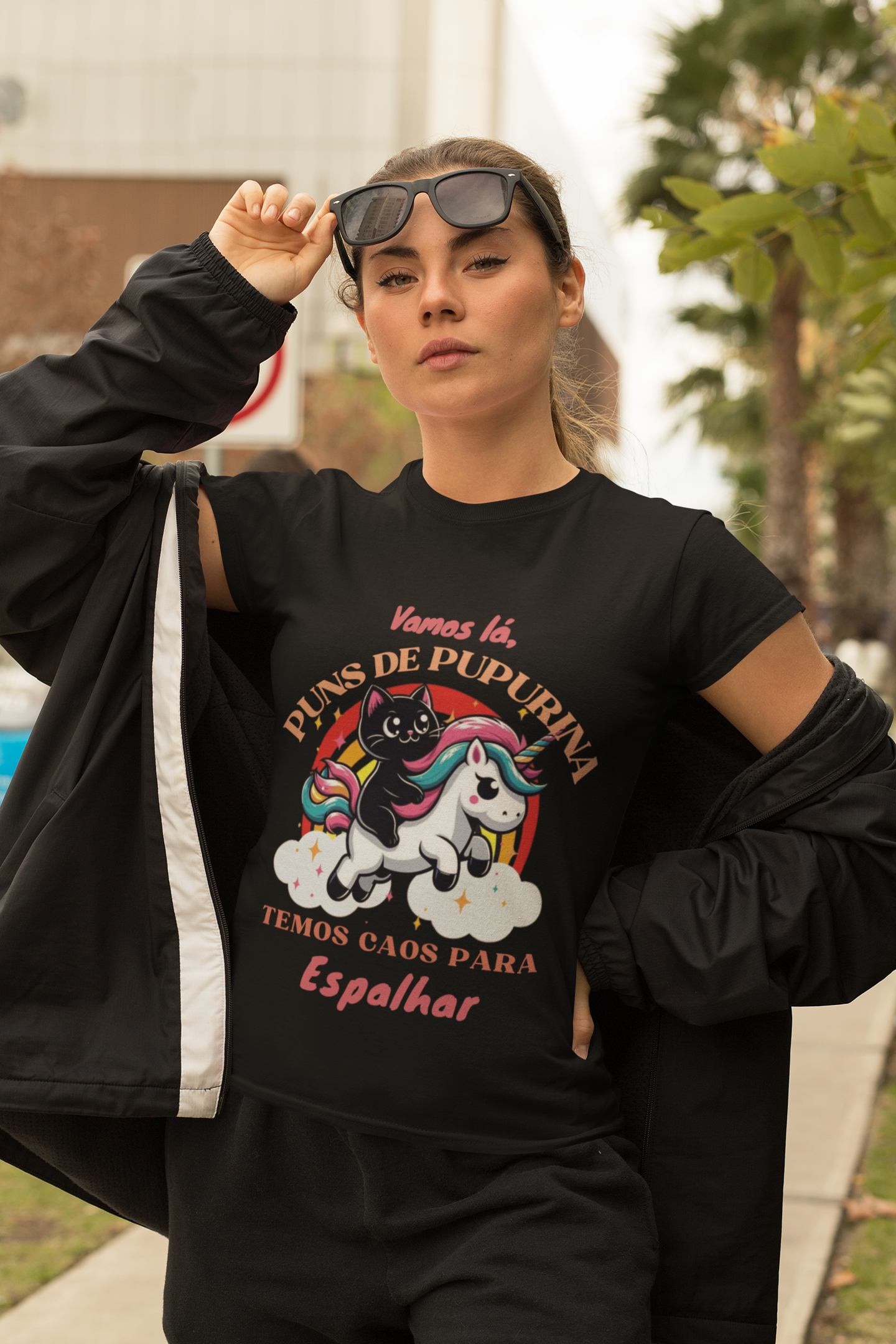 Blusinha Puns de Purpurina