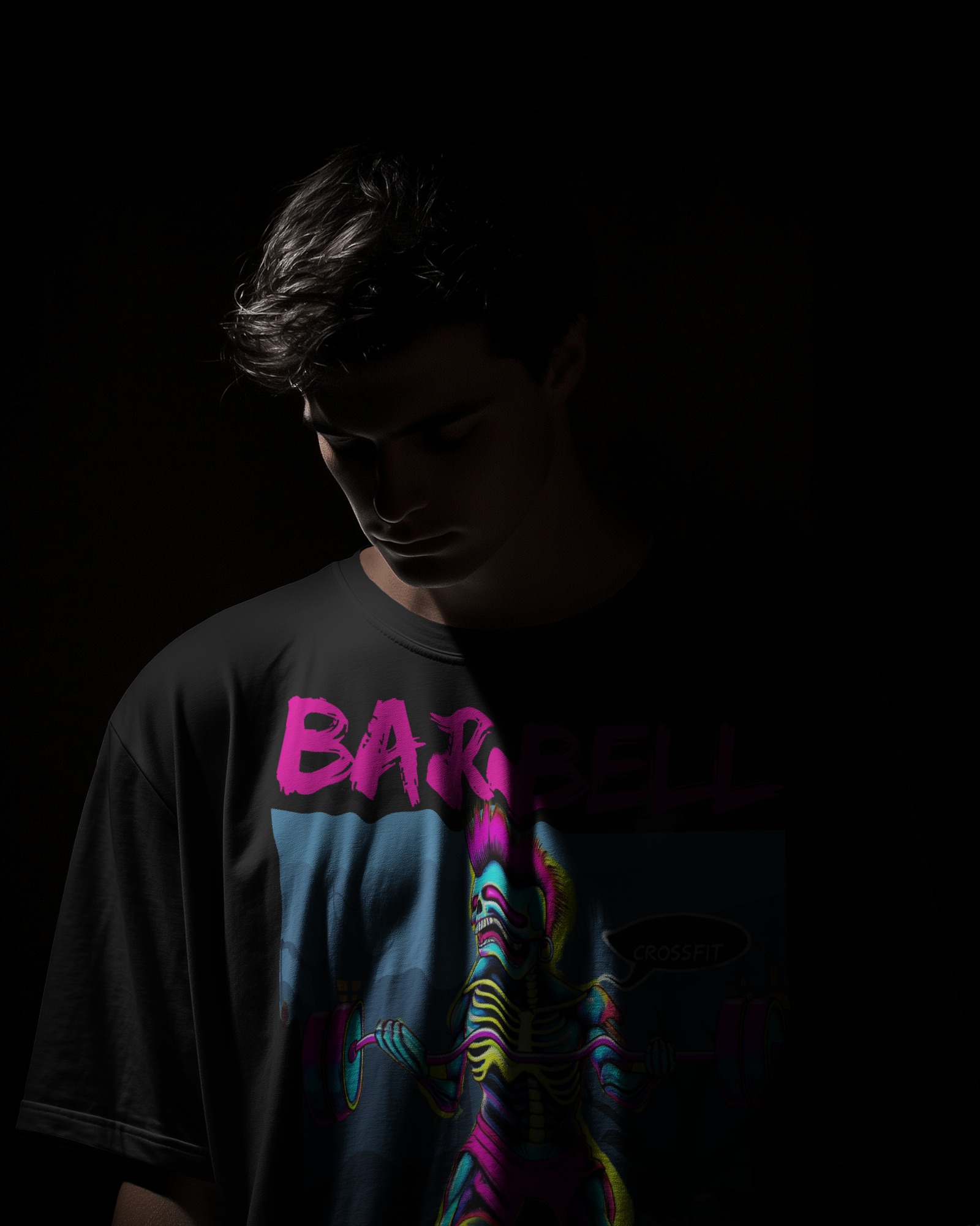 Camiseta Oversized SKULL COLLOR