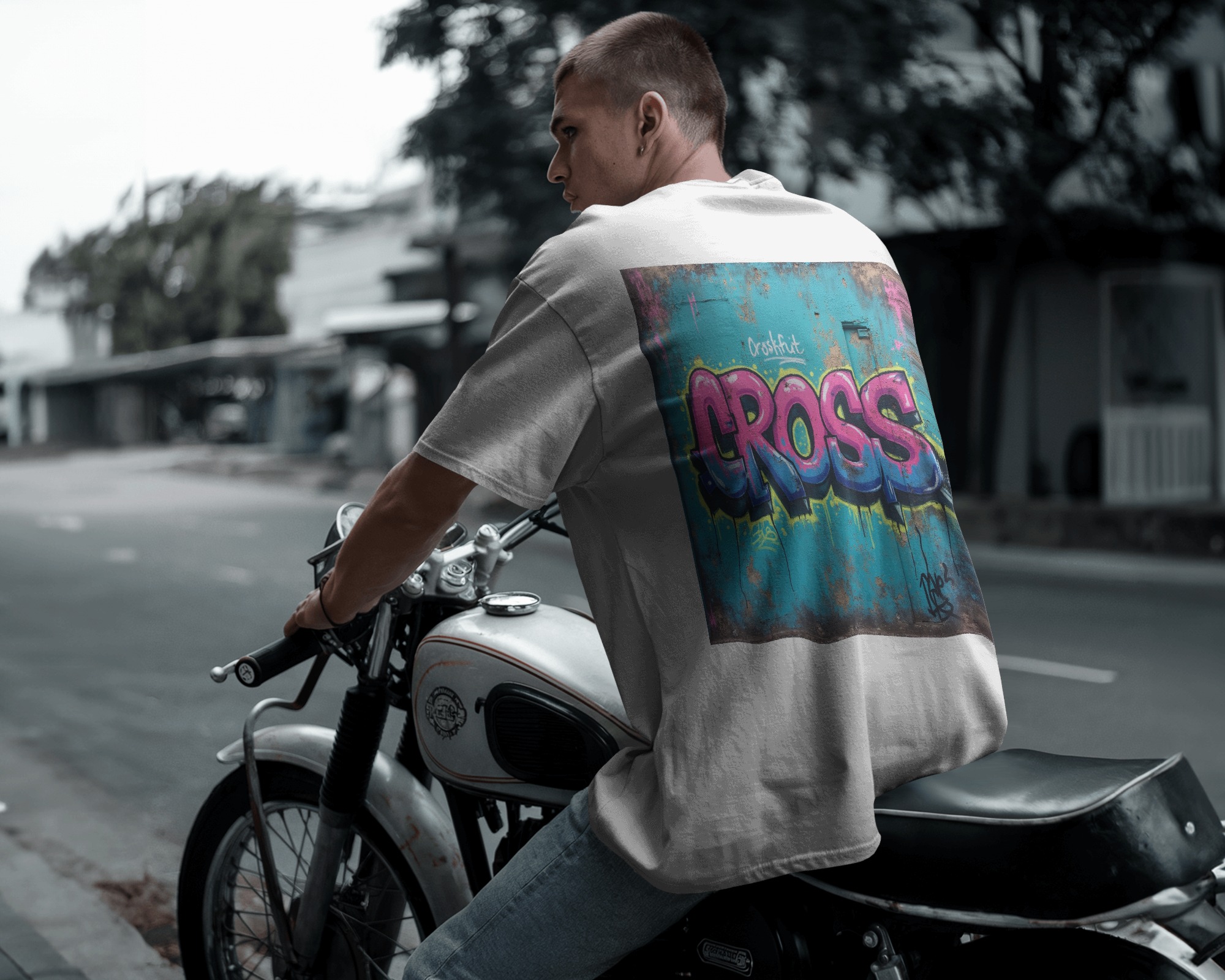 Camiseta Oversized Grafit