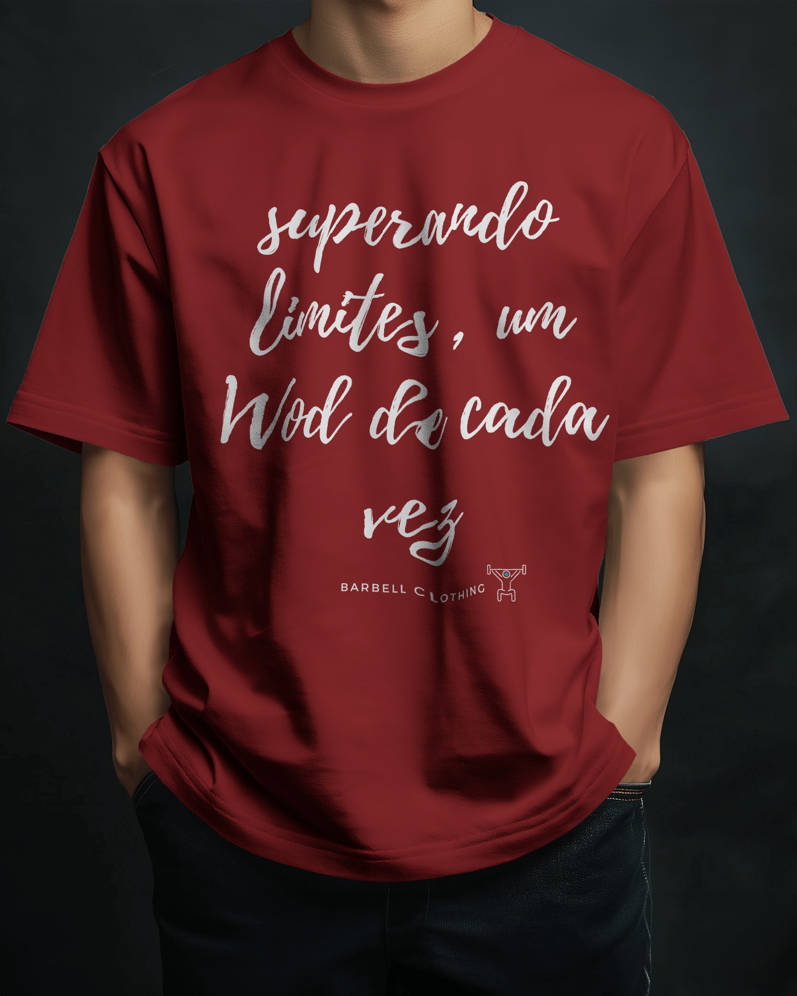 Camiseta Oversized Superando limites