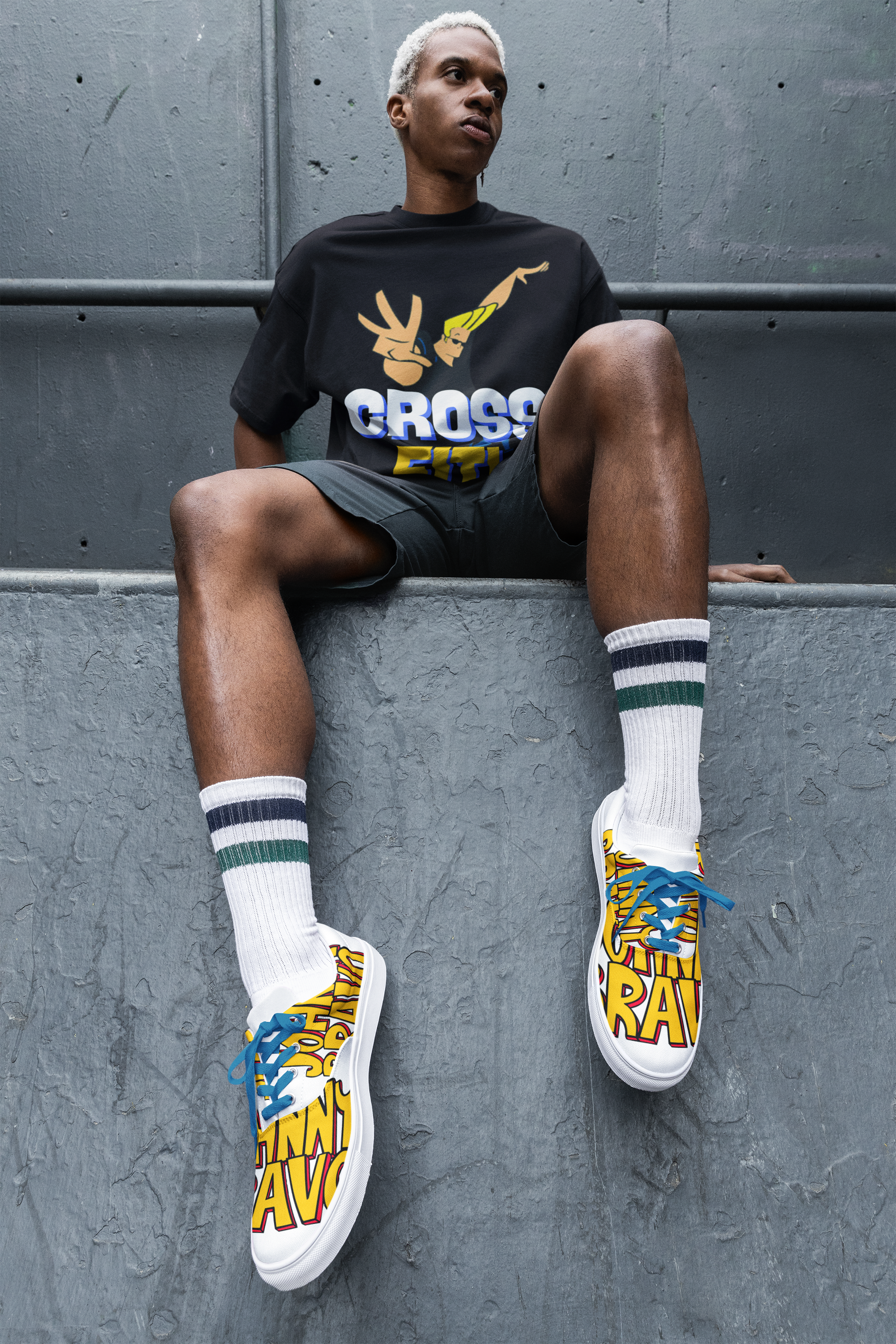 Camiseta Oversized Johnny Bravo