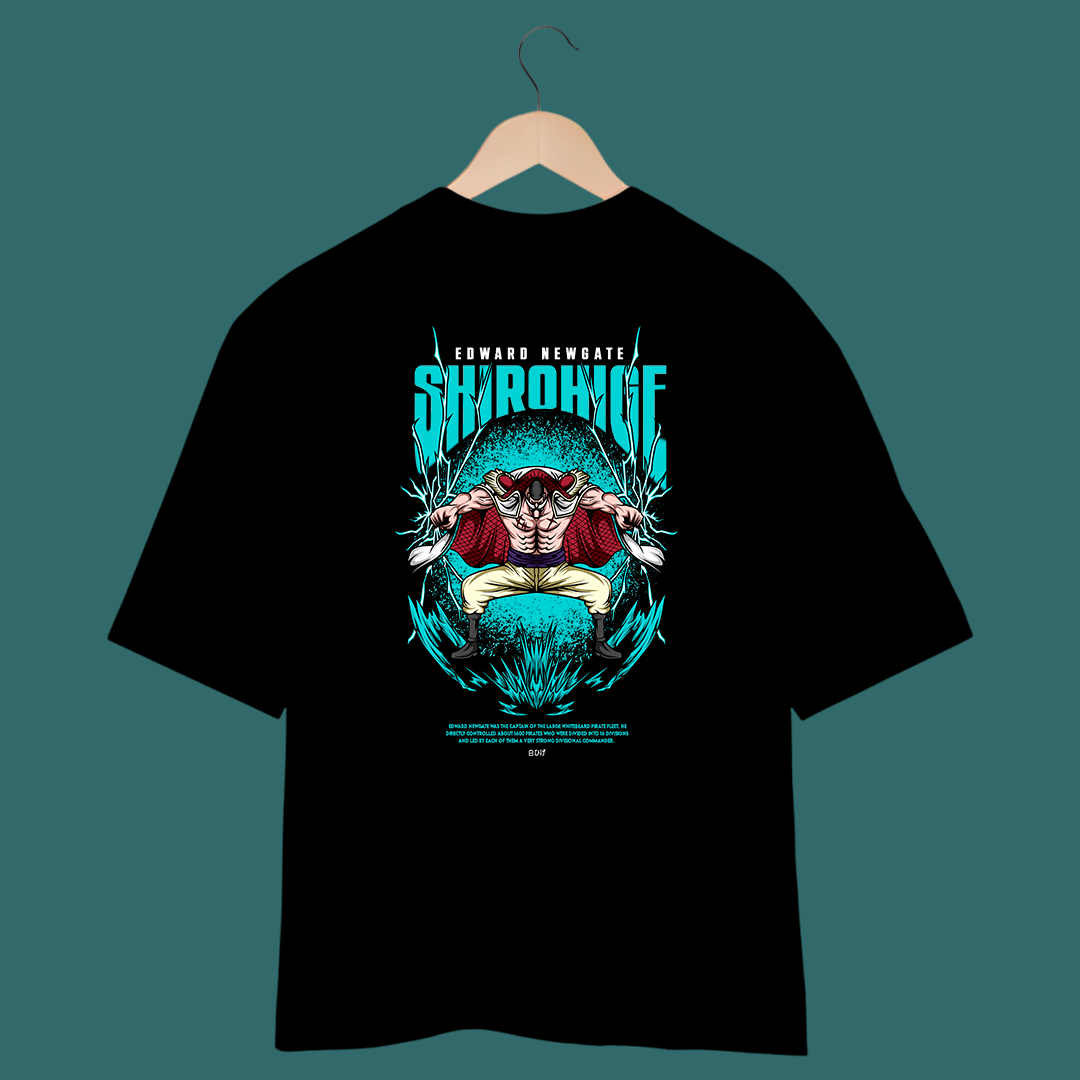 Camiseta Oversized - One Piece - Barba Branca