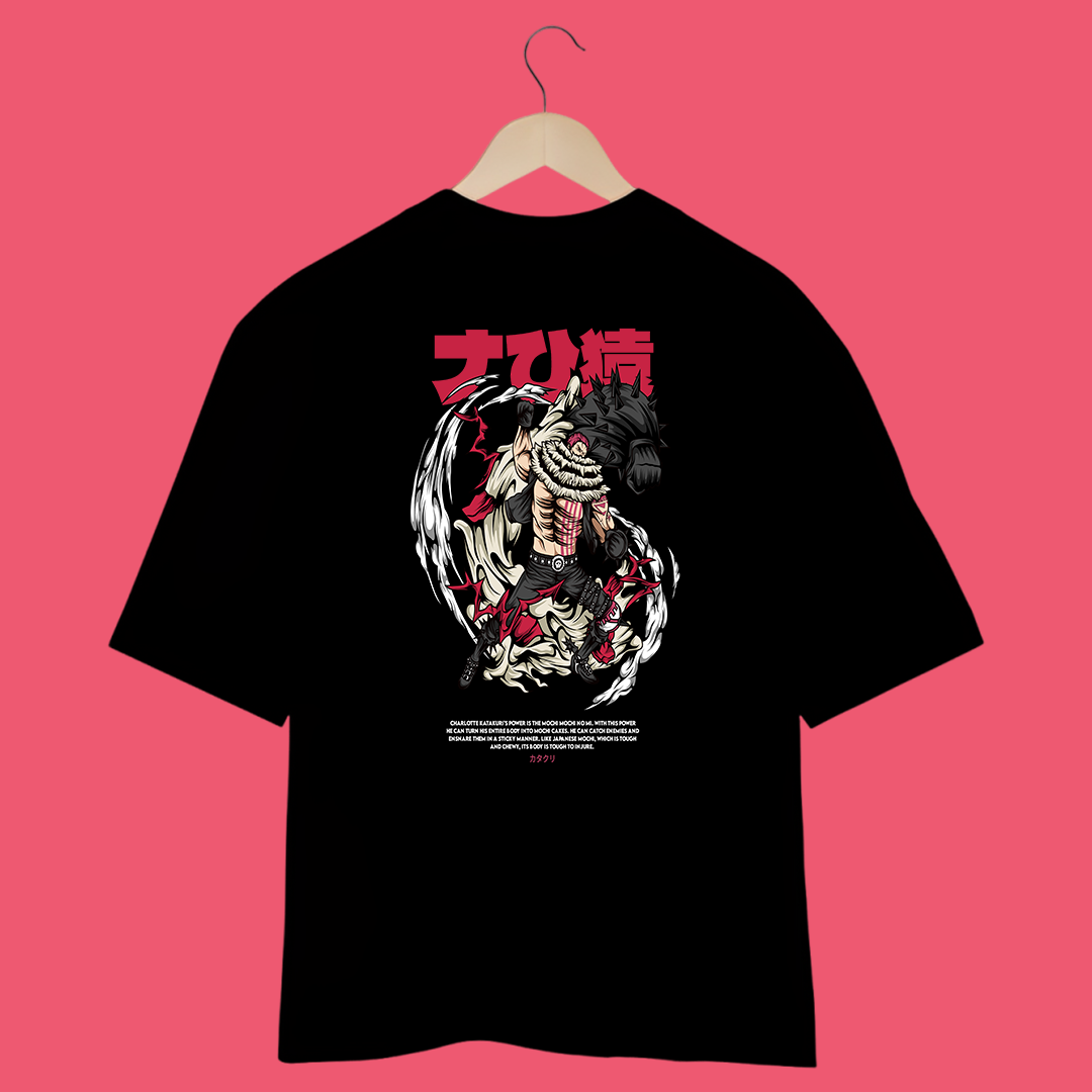 Camiseta Oversized - One Piece - Katakuri