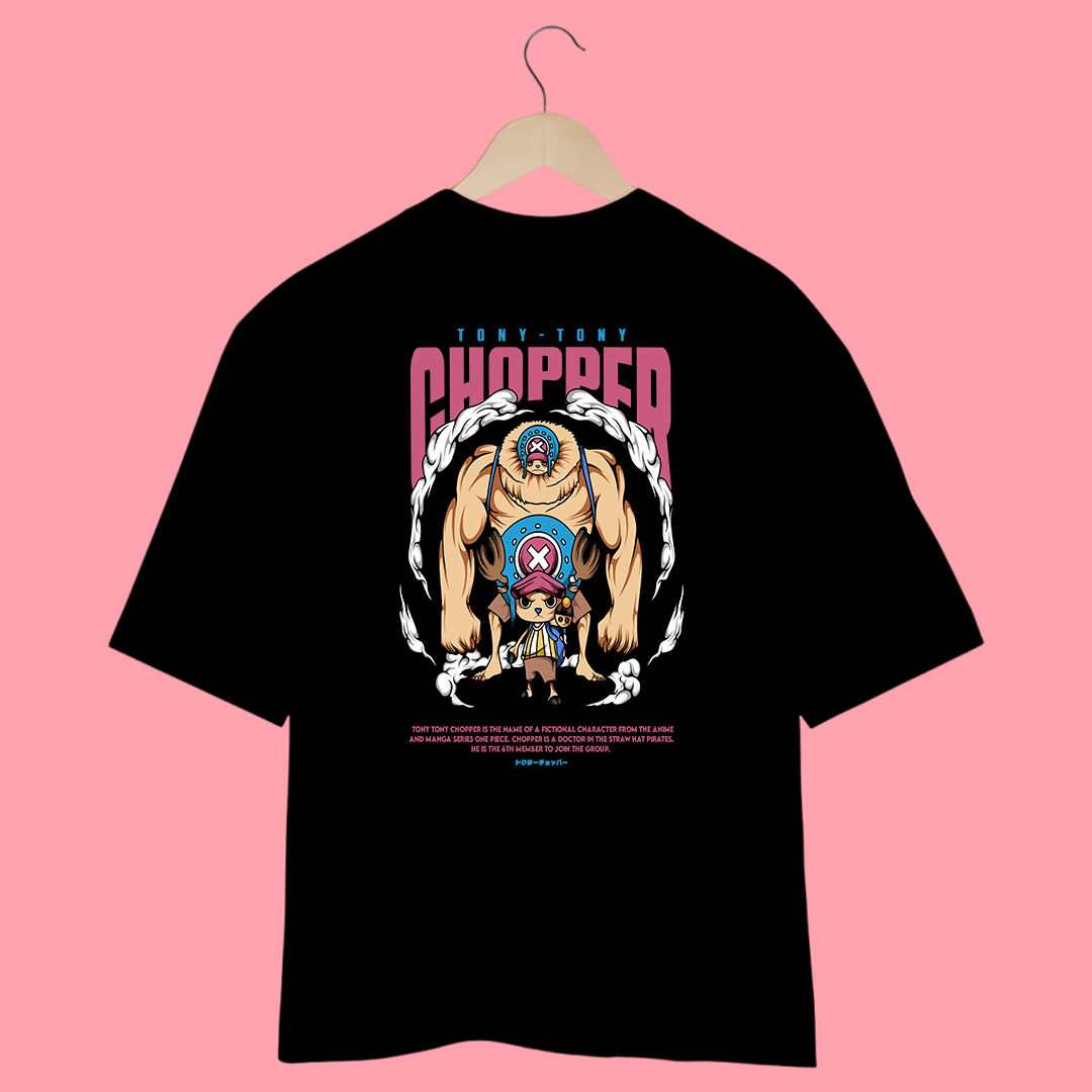 Camiseta Oversized - One Piece - Chopper