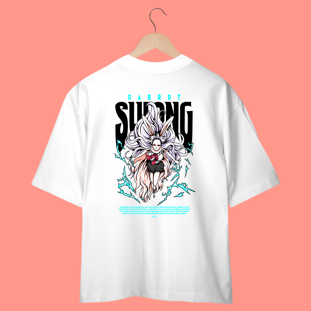 Camiseta Oversized - One Piece - Carrot