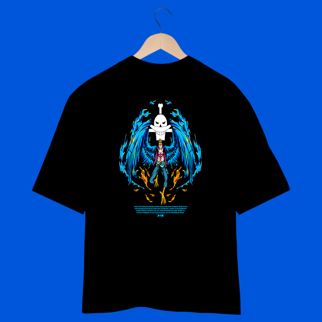 Camiseta Oversized - One Piece - Marco