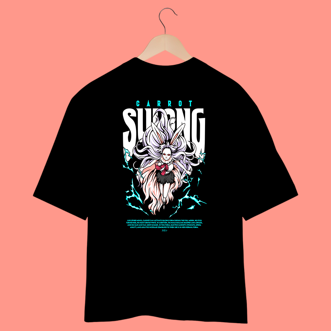 Camiseta Oversized - One Piece - Carrot