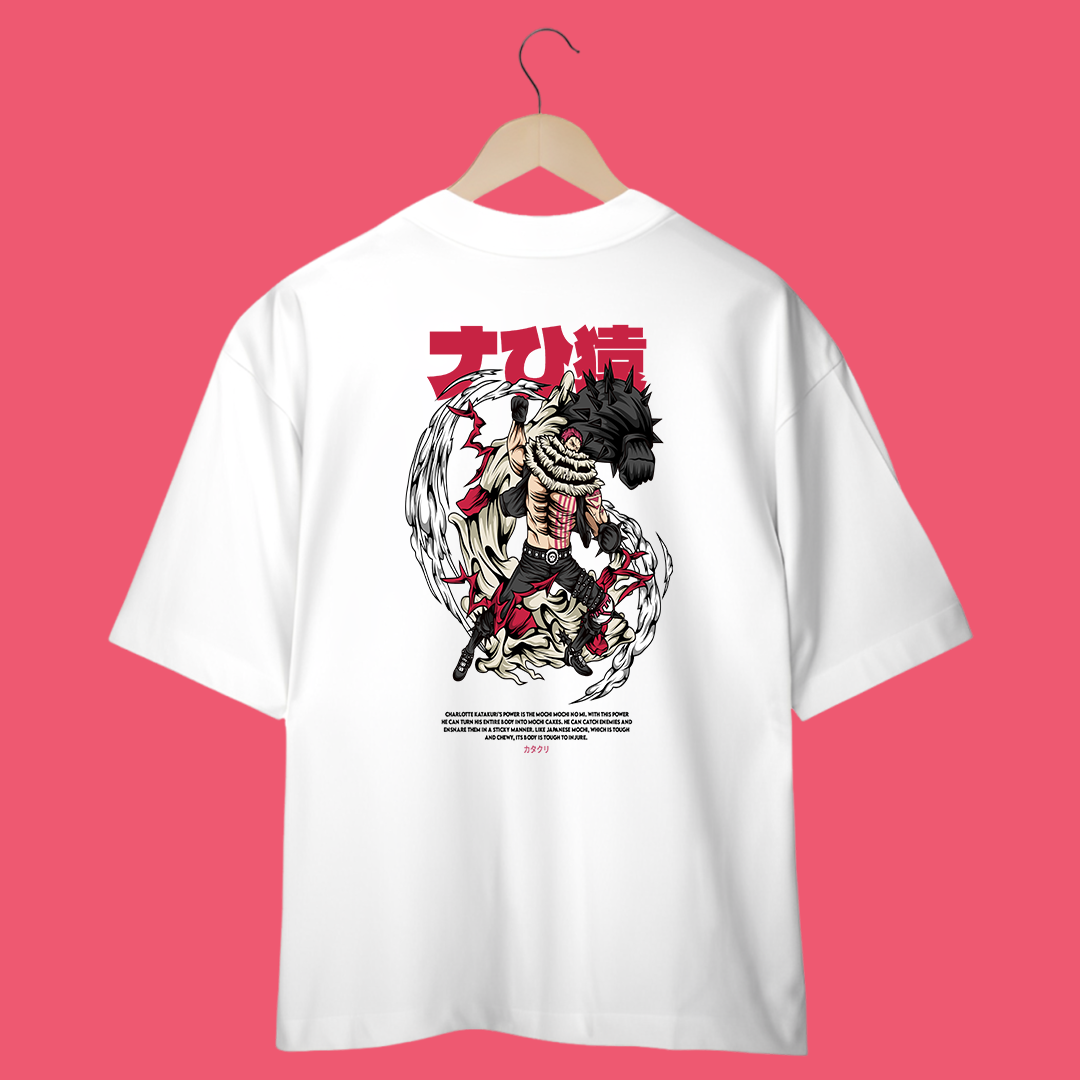 Camiseta Oversized - One Piece - Katakuri