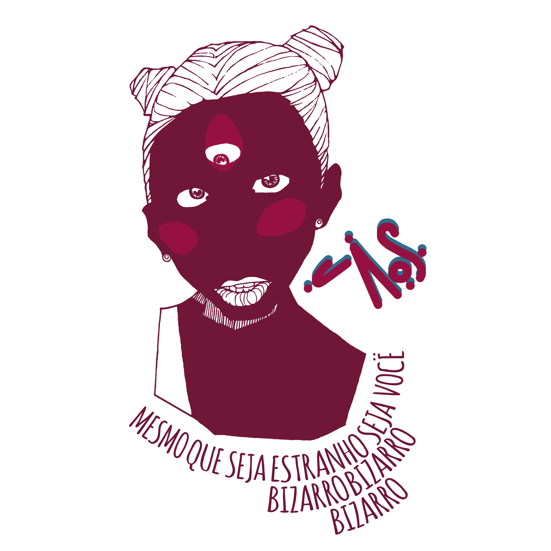 C122 | Alien Seja Você - Arte Vermelha