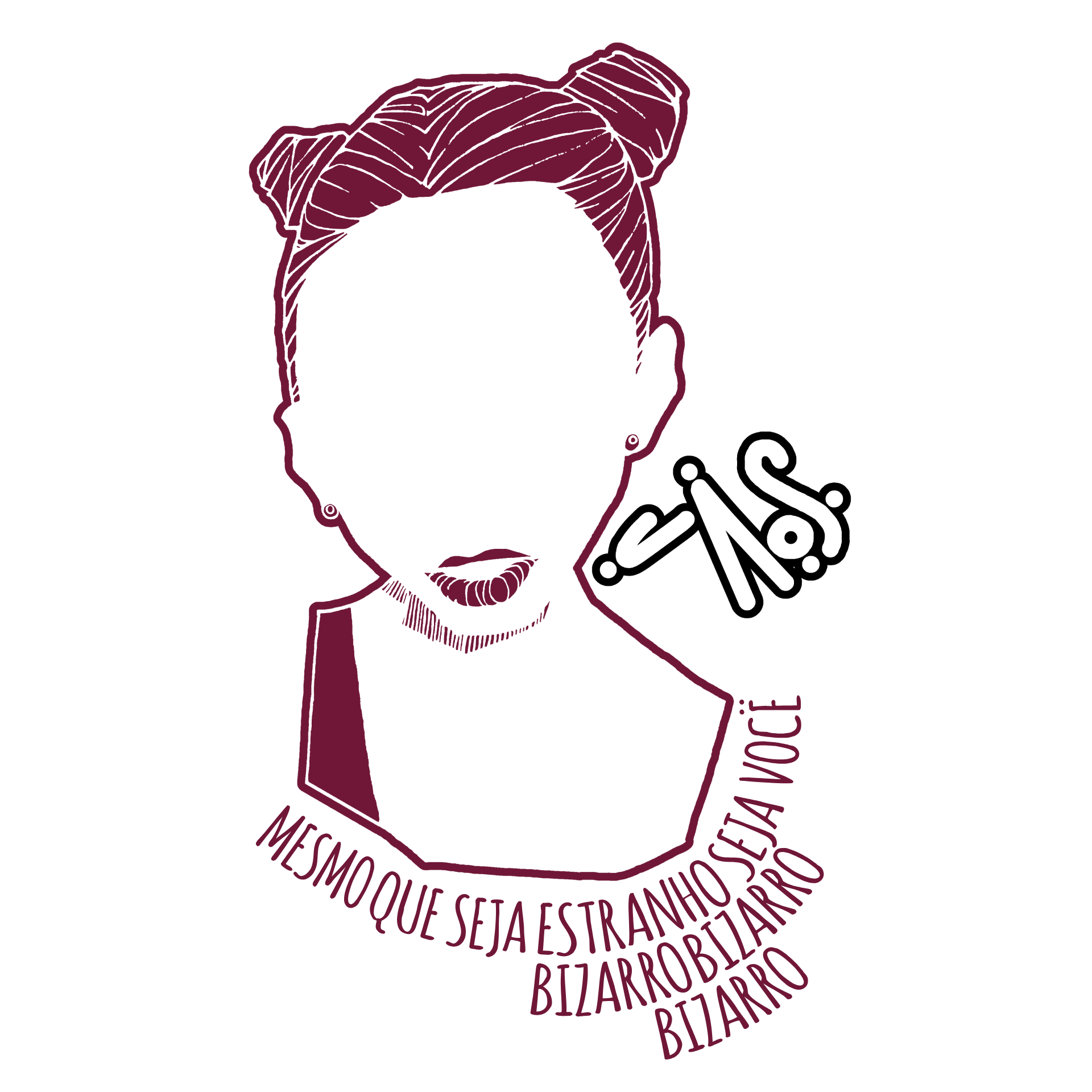 C132 | Negativo Seja Você - Arte Vermelha