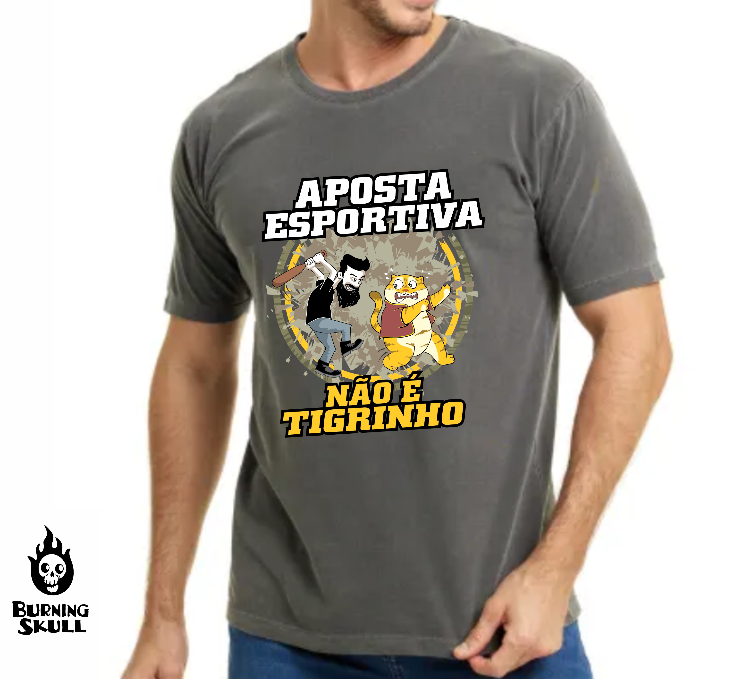 CAMISETA HACKEANDO O TIGRE estonada