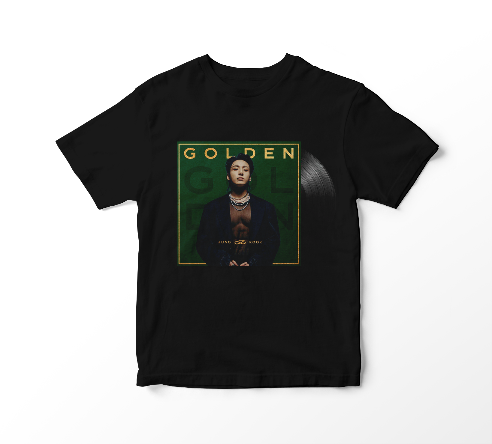 Camiseta Jung Kook - Golden Album Vinil