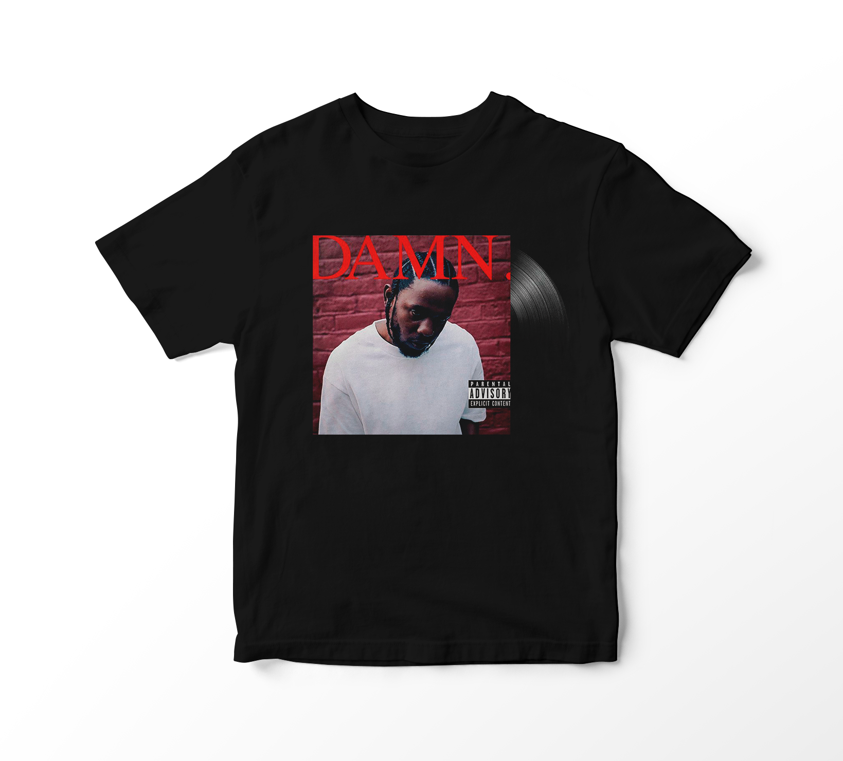 Camiseta Kendrick Lamar - DAMN. Album Vinil