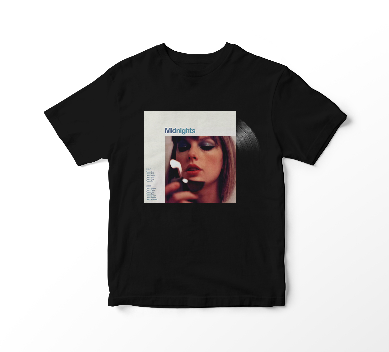 Camiseta Taylor Swift - Midnights Album Vinil