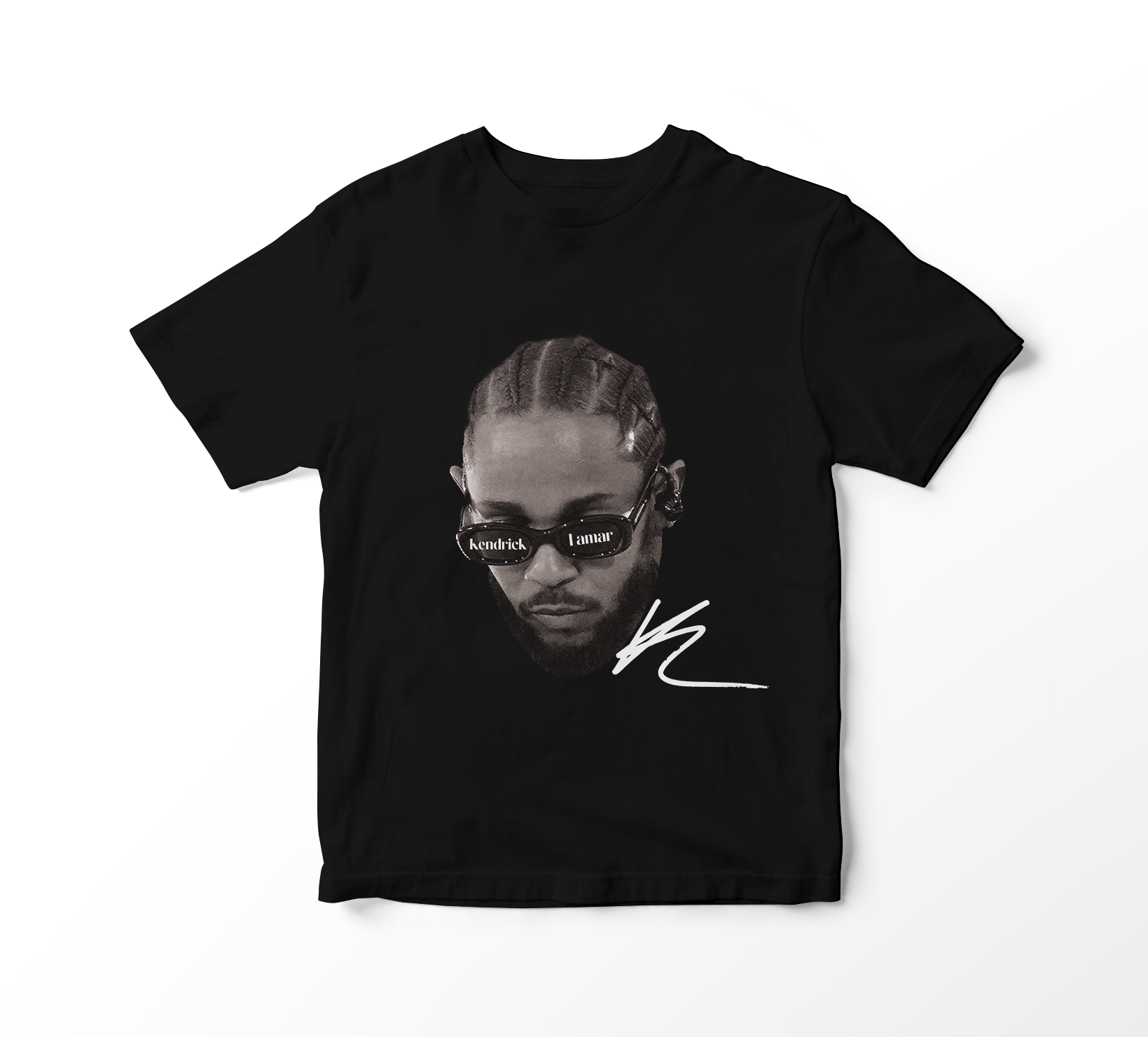 Camiseta Kendrick Lamar - Glasses (preta)