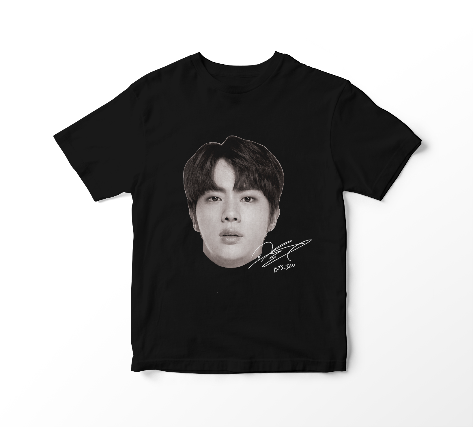 Camiseta BTS - Jin Faces (preta)