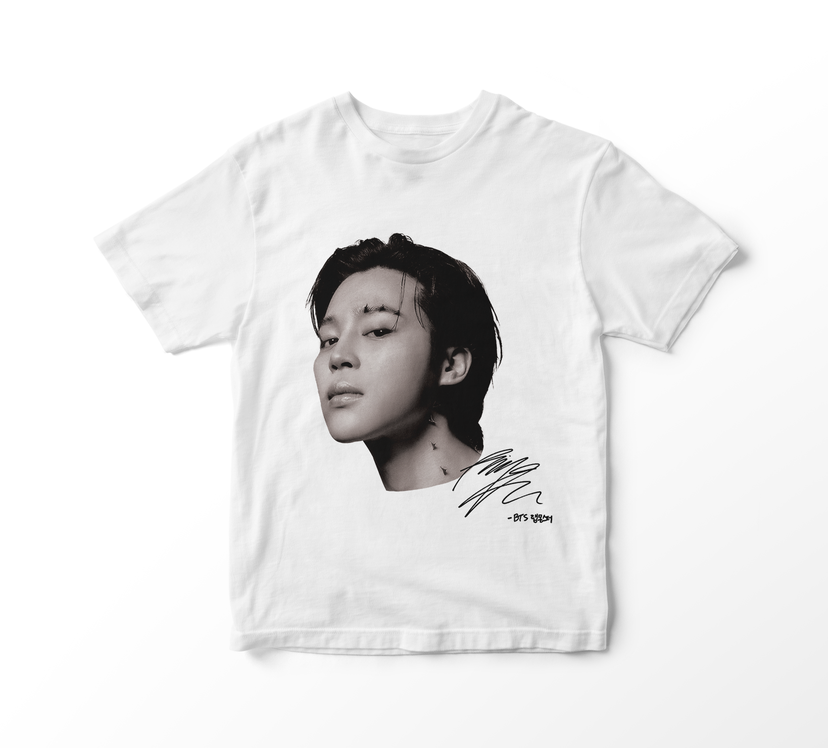 Camiseta BTS - Jimin Faces (branca)