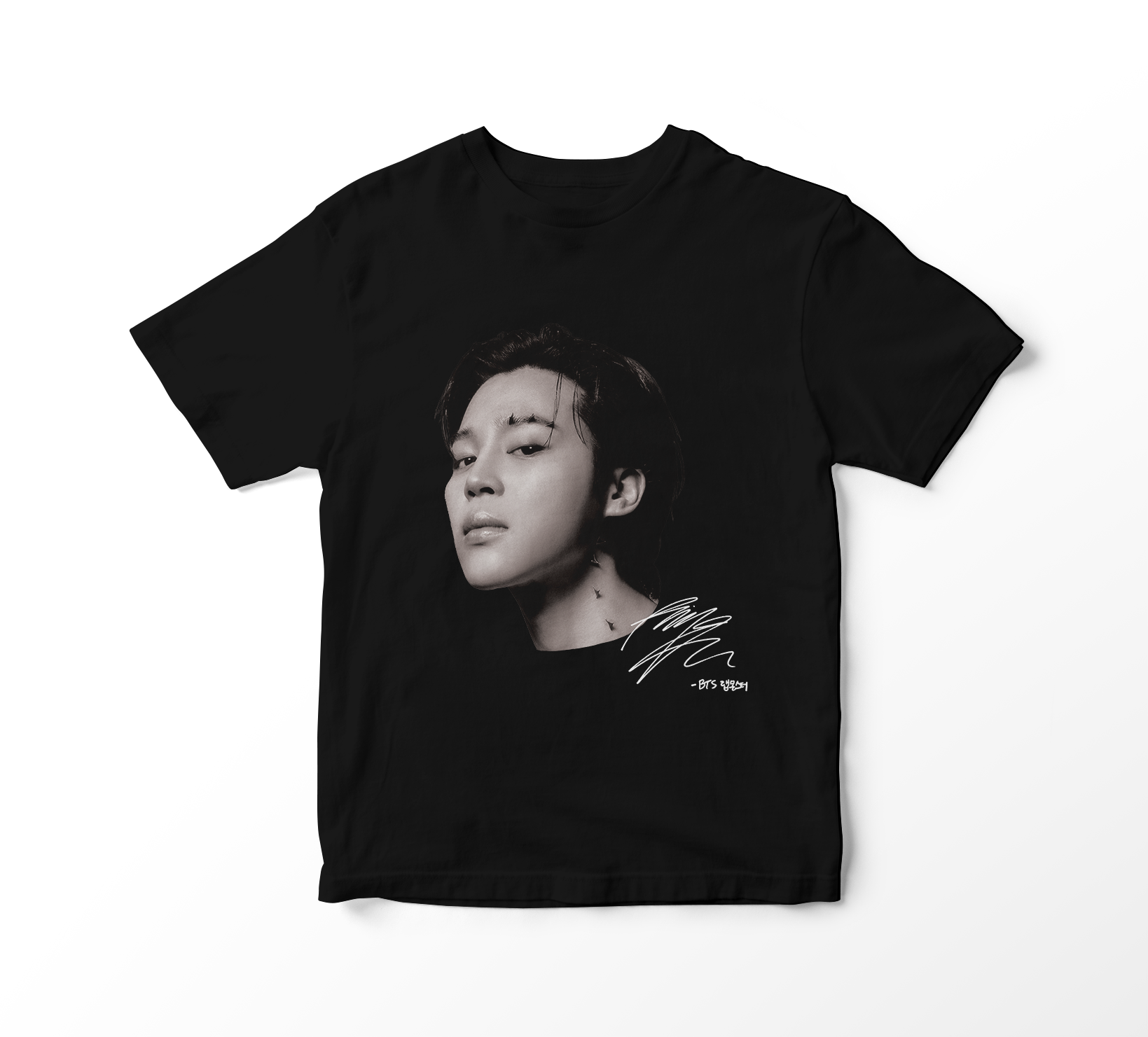 Camiseta BTS - Jimin Faces (preta)