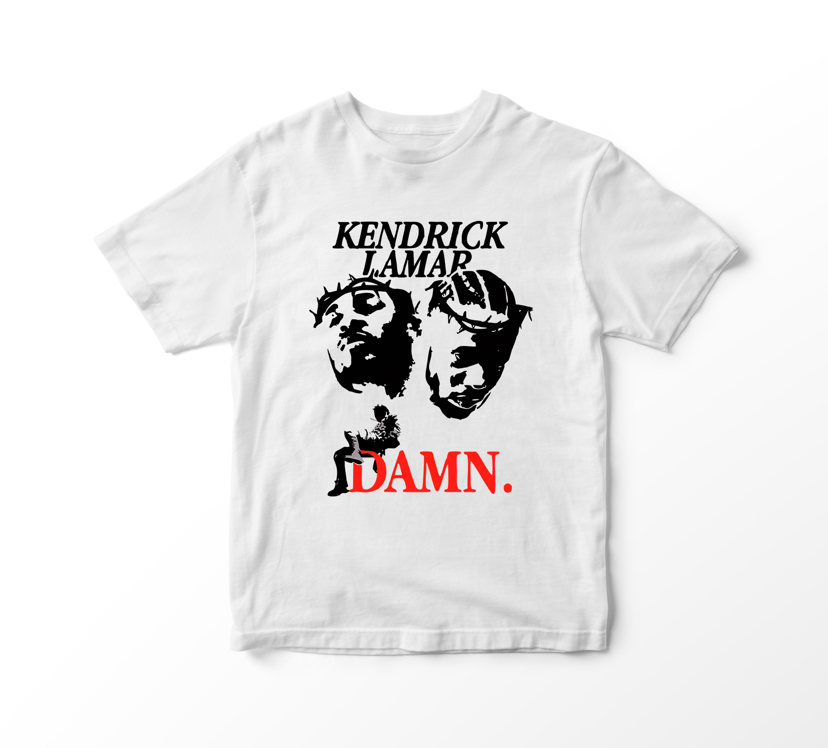 Camiseta Kendrick Lamar - Faces & DAMN.