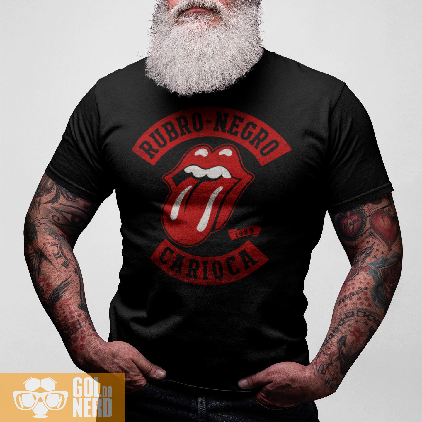 Camiseta Rolling Rubro-Negro