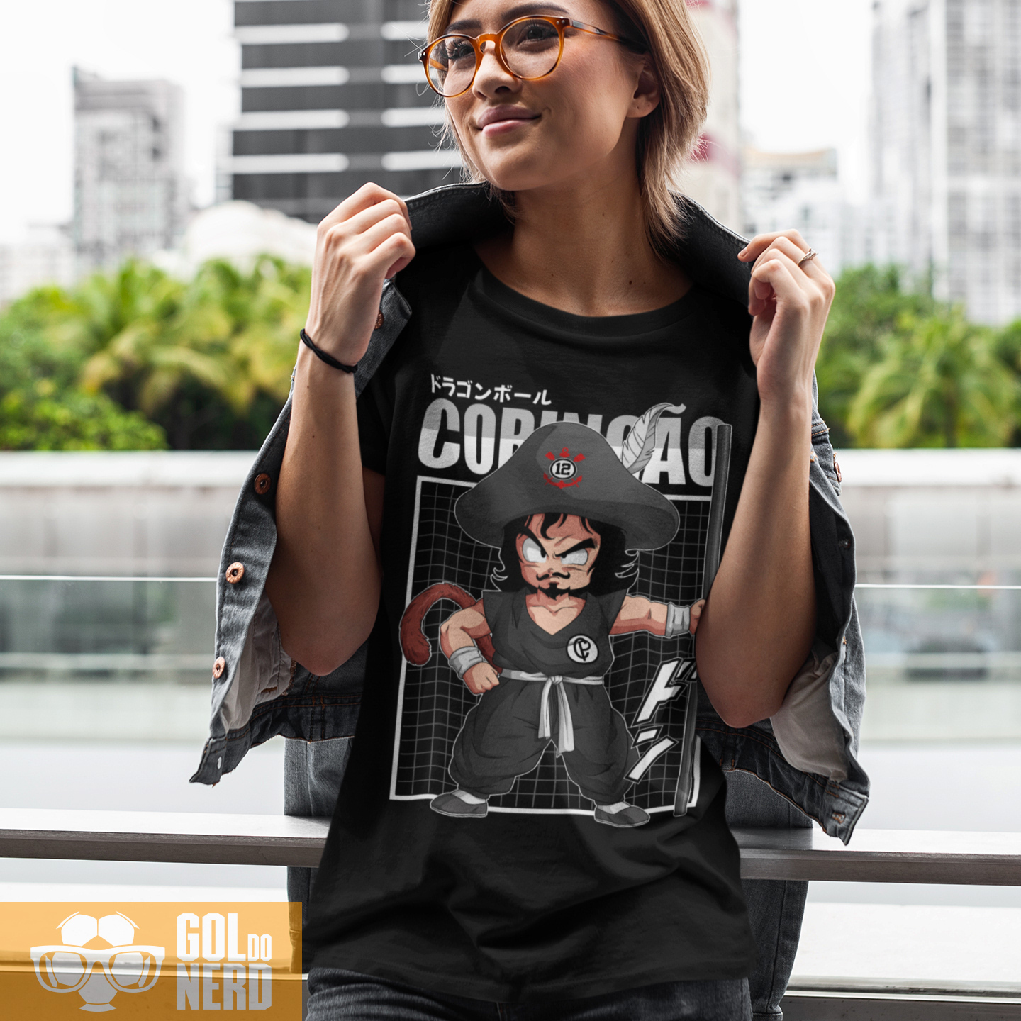 Babylook DBZ Coringão