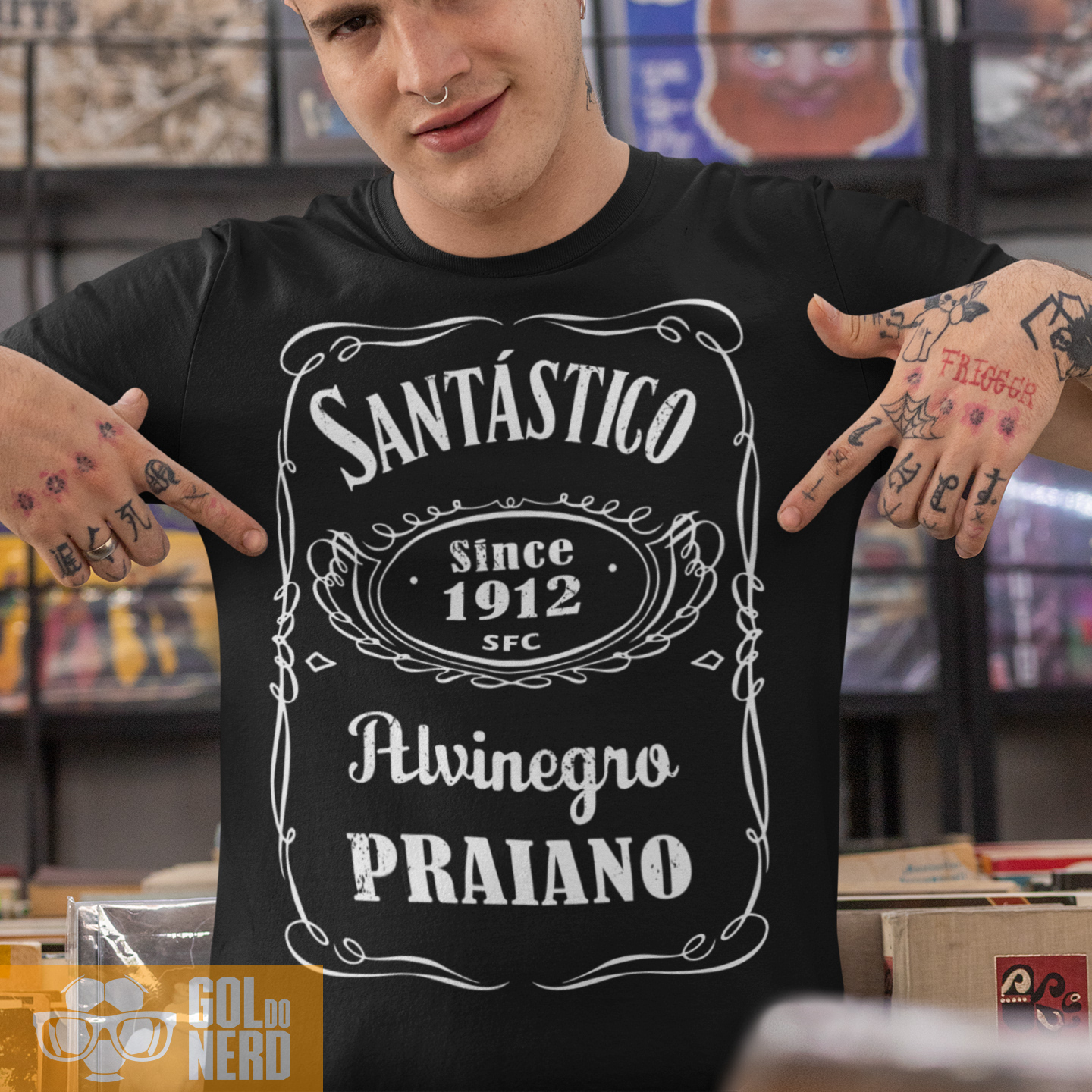 Camiseta Santástico jack