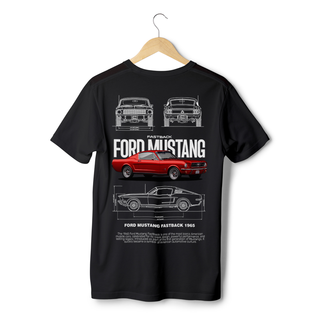 Camisa Ford Mustang Fastback 1955