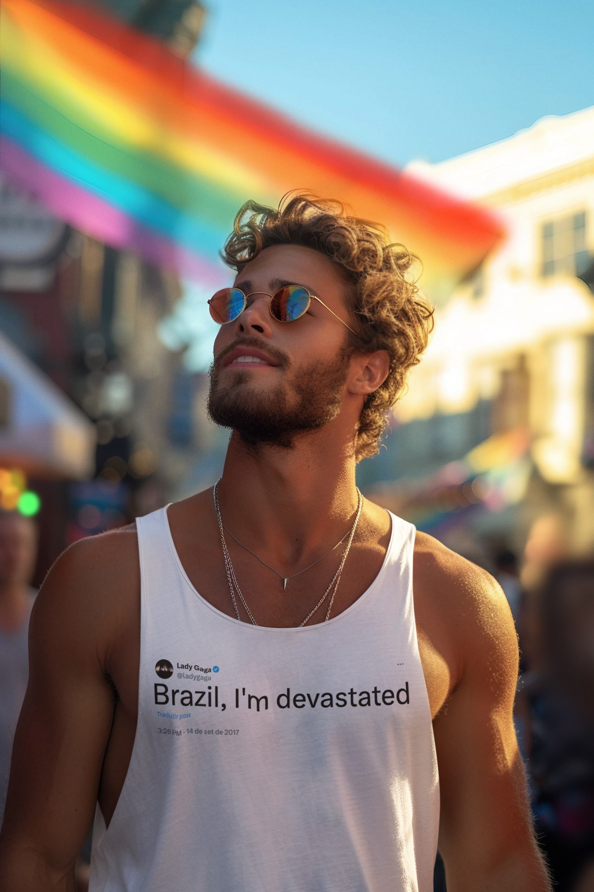 Nome do produto: Regata Style Brazil, I\'m devastated