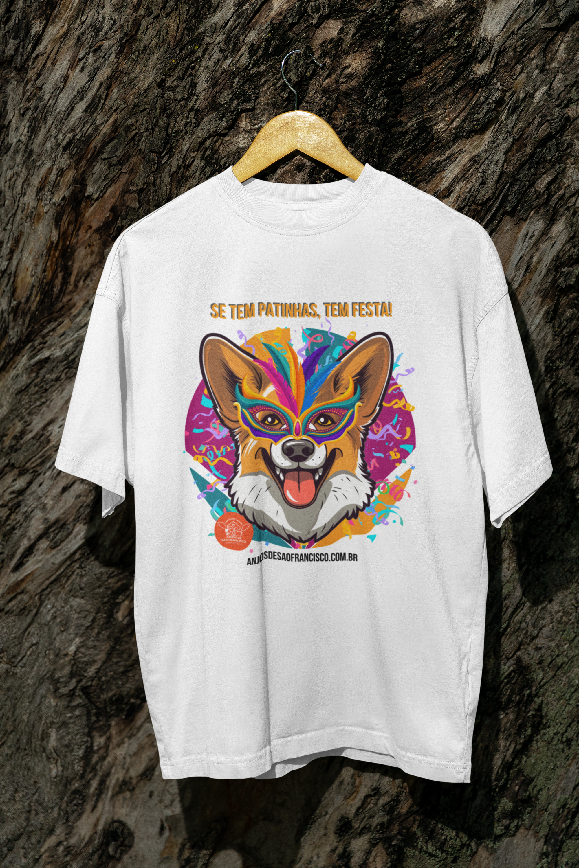Se Tem Patinhas, Tem Festa! – Camiseta Pet Lovers