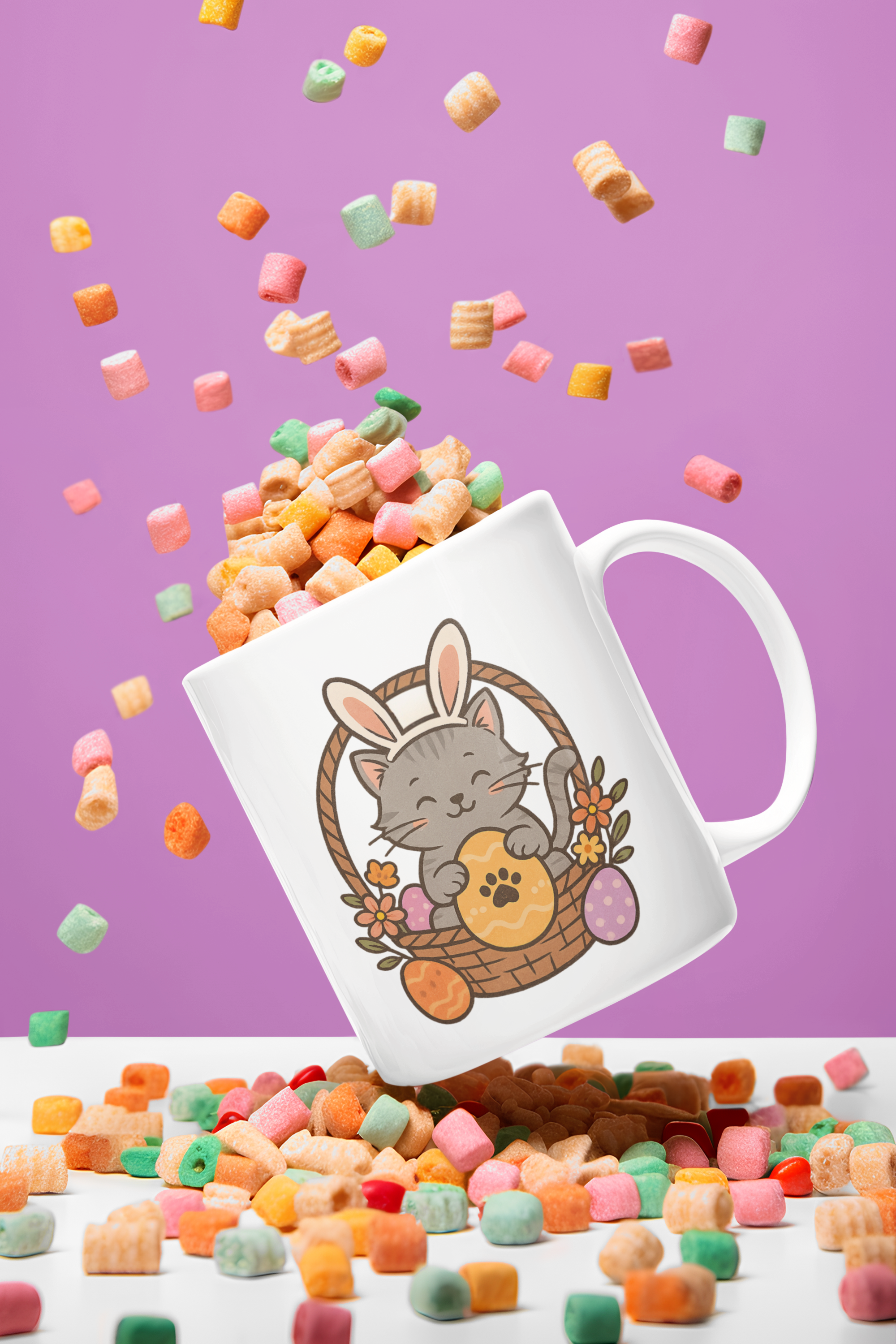 Ronron de Páscoa - Caneca